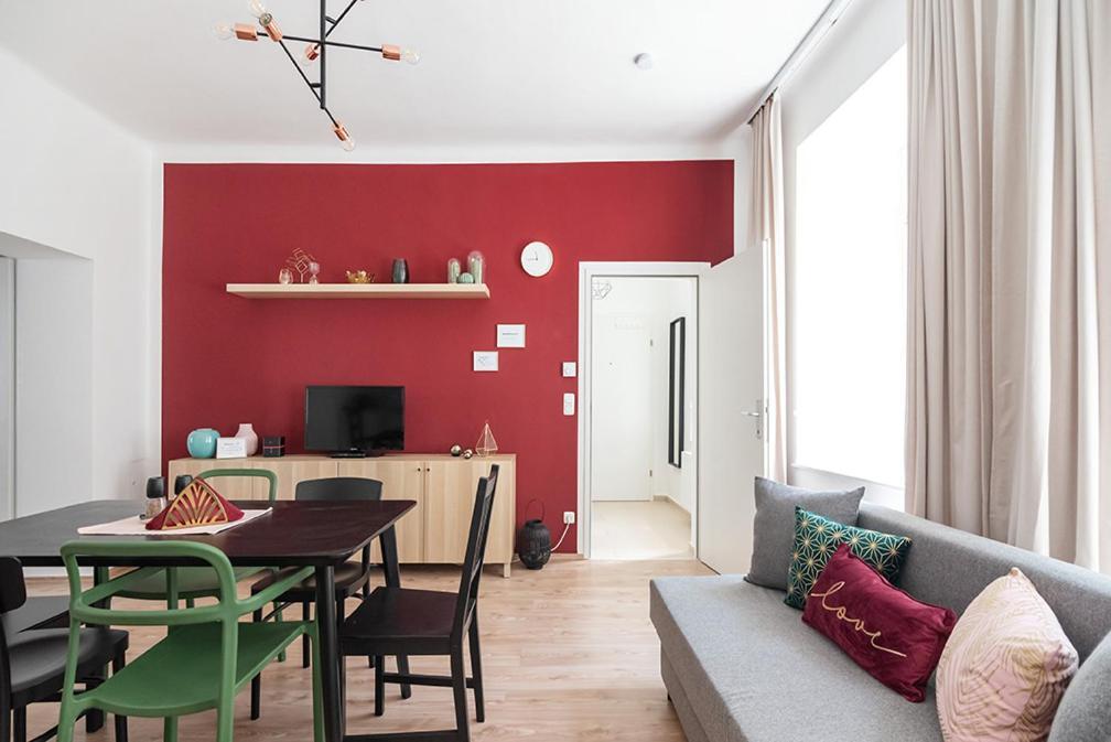 Colorful Apartment Facing Green Courtyard 维也纳 外观 照片
